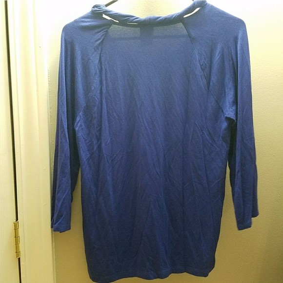 Anne Klein Rolled Collar Blouse - Picture 3 of 3